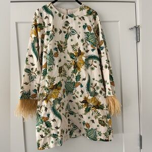 Antonio Melani The Nat Note Mini Dress With Feathers